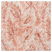 HENNAの習慣のBohoの植物の水彩画パターン ファブリック (見本)