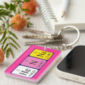 Henna期別テーブル名キーリング キーホルダー (正面右)