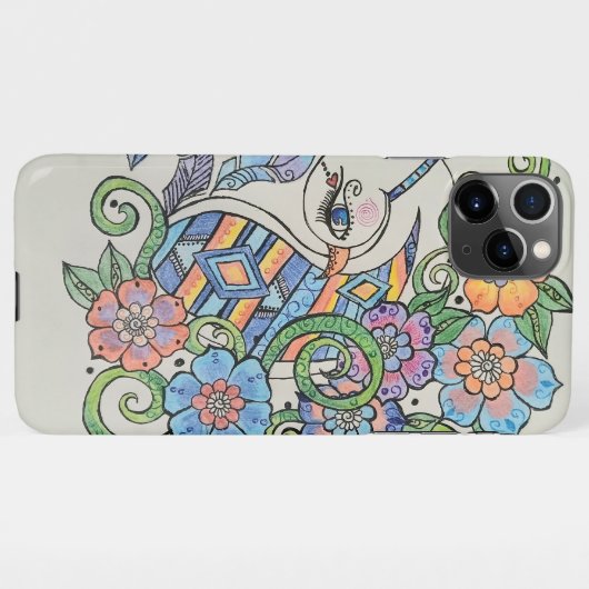 henna cell cover iPhoneケース (裏面横)