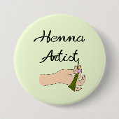 Henna ConeのHenna Artist 缶バッジ (正面)