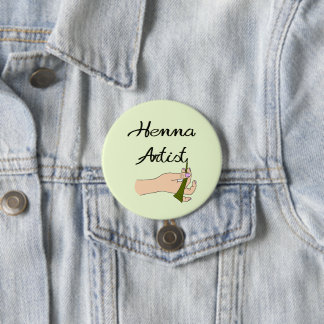 Henna ConeのHenna Artist 缶バッジ