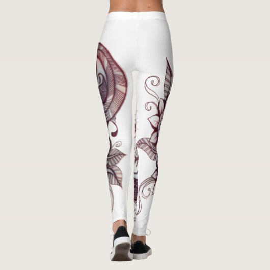 henna feather pants レギンス (裏面)