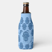 Henna Hand of Hamsa (Blue) ボトルクーラー (ボトル正面)