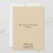 Henna Islam Nikah Arabic Walima Muslim 結婚's 招待状 (裏面)