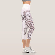 henna pants floral