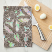 Henna Phownixフラクタルマンダラアートキッチンタオル キッチンタオル (四つ折り)