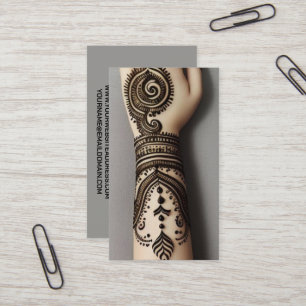 Henna Tattoo Artist名刺 名刺