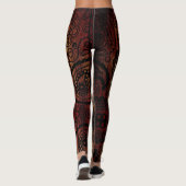 Henna Tattoo - Power Yoga Leggings レギンス (裏面)