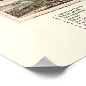 Henniker, NHパノラママップ – 1889 ポスター (角)