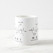 Henriペプチド名mug コーヒーマグカップ (中央)