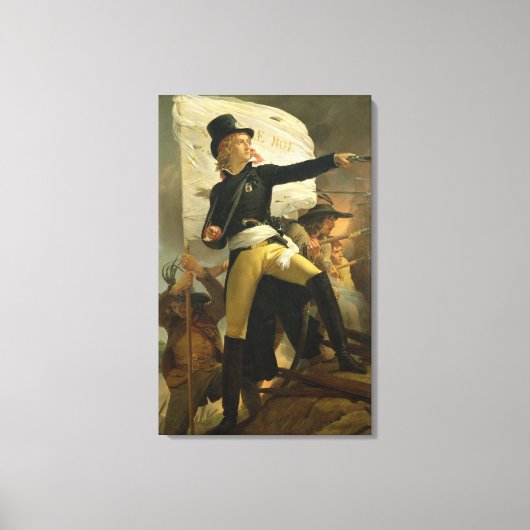 Henri de La Rochejaquelein, leader of the キャンバスプリント (正面)