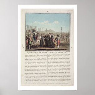 Henri II (1519-59) receives the keys of Metz, Toul ポスター