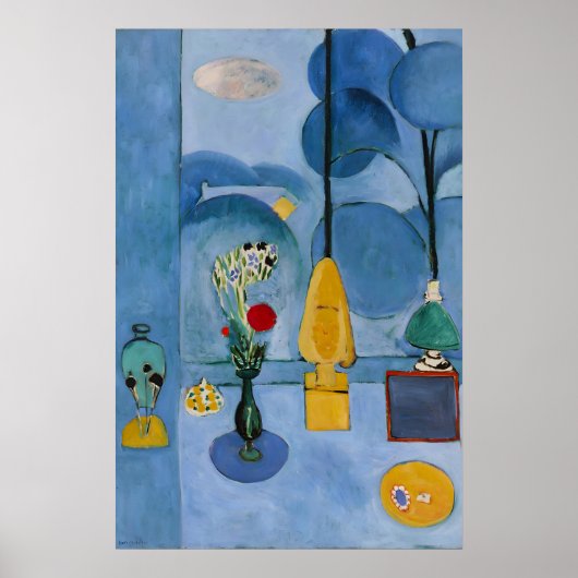 Henri Matisse The Blue Window 1913 – Poster or ポスター (正面)