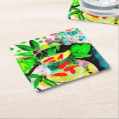 Henri Matisse, The Goldfish,デジタルスケッチ スクエアペーパーコースター (アングル)