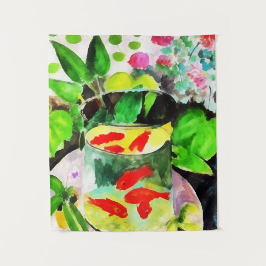 Henri Matisse, The Goldfish，デジタルスケッチ タペストリー (正面)