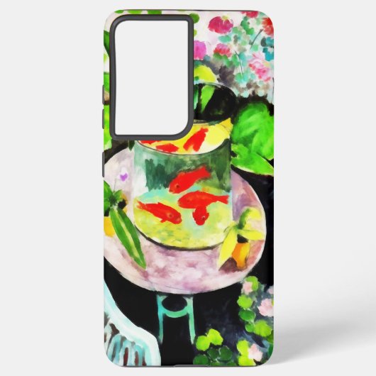 Henri Matisse, The Goldfish，デジタルスケッチ Samsung Galaxyケース (裏面)