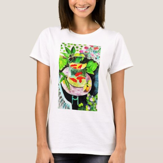 Henri Matisse, The Goldfish,デジタルスケッチ Tシャツ (正面)