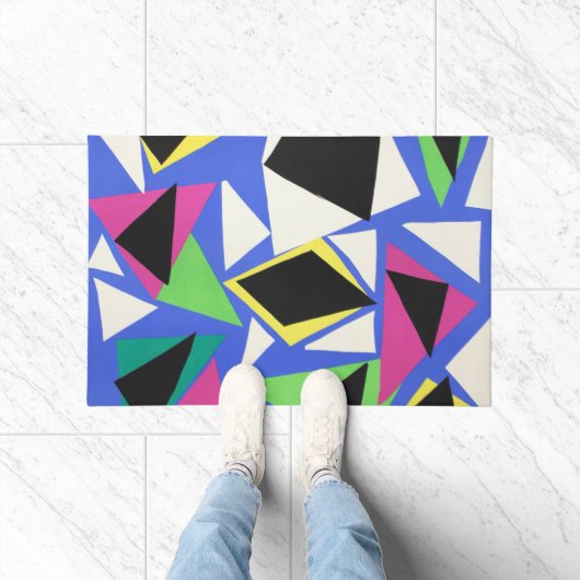 Henri Matisse's Exhibition Poster ドアマット (室内)