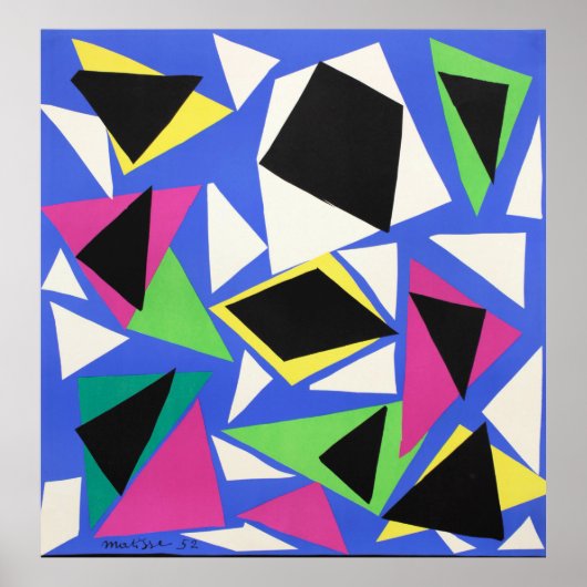 Henri Matisse's Exhibition Poster ポスター (正面)