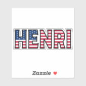 Henri Name Vorname USA Sticker Stickerset シール (シート)