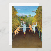 Henri Rousseau – サッカー選手 サンキューカード (正面/裏面)