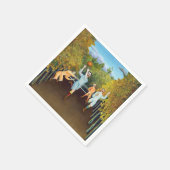 Henri Rousseau – サッカー選手 スタンダードカクテルナプキン (角)