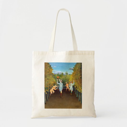Henri Rousseau – サッカー選手 トートバッグ (正面)