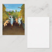 Henri Rousseau – サッカー選手 ノートカード (正面/裏面)