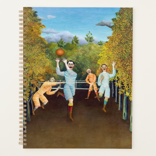 Henri Rousseau – サッカー選手 プランナー手帳 (正面)