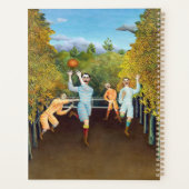 Henri Rousseau – サッカー選手 プランナー手帳 (裏面)