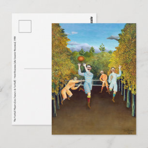 Henri Rousseau – サッカー選手 ポストカード