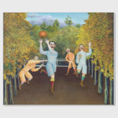 Henri Rousseau – サッカー選手 ラッピングペーパー (フラット)