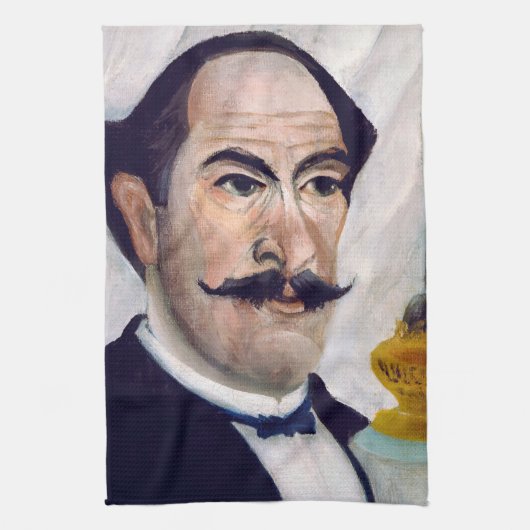 Henri Rousseau – セルフポートレート キッチンタオル (縦)