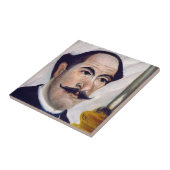 Henri Rousseau – セルフポートレート タイル (側面)