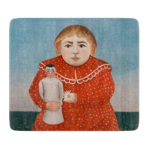 Henri Rousseau – 人形の子 カッティングボード