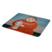 Henri Rousseau – 人形の子 カッティングボード (角)