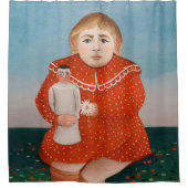 Henri Rousseau – 人形の子 シャワーカーテン (正面)