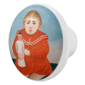 Henri Rousseau – 人形の子 セラミックノブ (右)