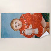 Henri Rousseau – 人形の子 ビーチタオル (正面)