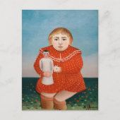 Henri Rousseau – 人形の子 ポストカード (正面)