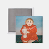 Henri Rousseau – 人形の子 マグネット (正面/裏面)