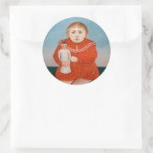 Henri Rousseau – 人形の子 ラウンドシール (バッグ)