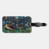 Henri Rousseau – 夢/ Le Reve - QRコード ラゲッジタグ (裏面横)