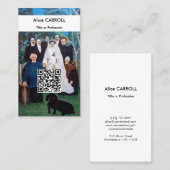 Henri Rousseau – 結婚披露宴 – QRコード 名刺 (正面/裏面)