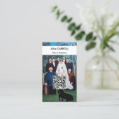 Henri Rousseau – 結婚披露宴 – QRコード 名刺 (スタンド正面)