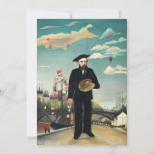 Henri Rousseau – 自分自身のポートレート風景, カード (正面)