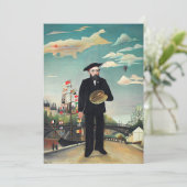 Henri Rousseau – 自分自身のポートレート風景， カード (スタンド正面)