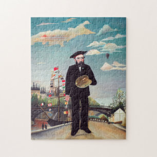 Henri Rousseau – 自分自身ポートレート – 風景 ジグソーパズル