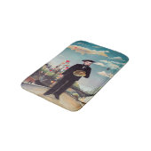 Henri Rousseau – 自分自身ポートレート – 風景 バスマット (アングル)