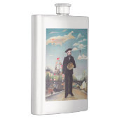 Henri Rousseau – 自分自身ポートレート – 風景 フラスク (右)